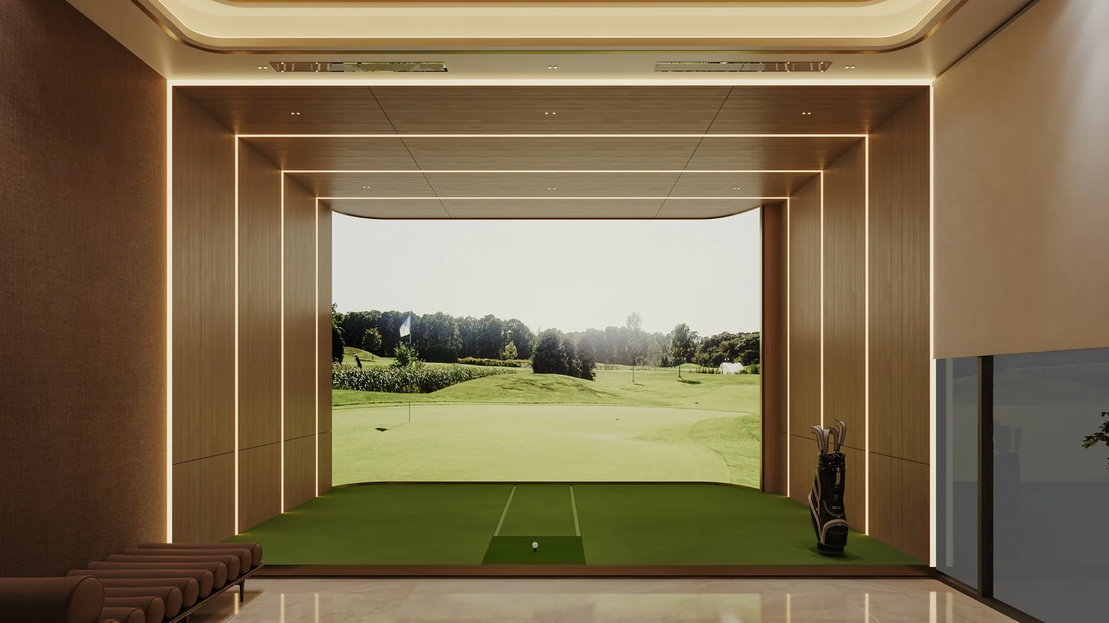 Phòng golf 3D — Nam Mekong Grand Plaza