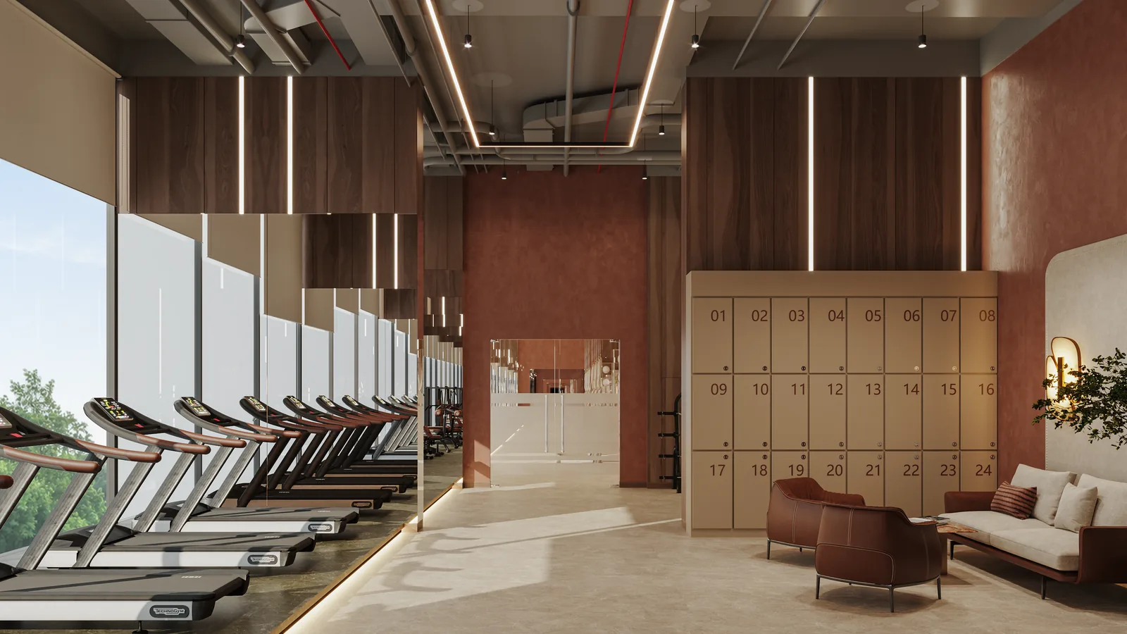 Phòng gym — Nam Mekong Grand Plaza