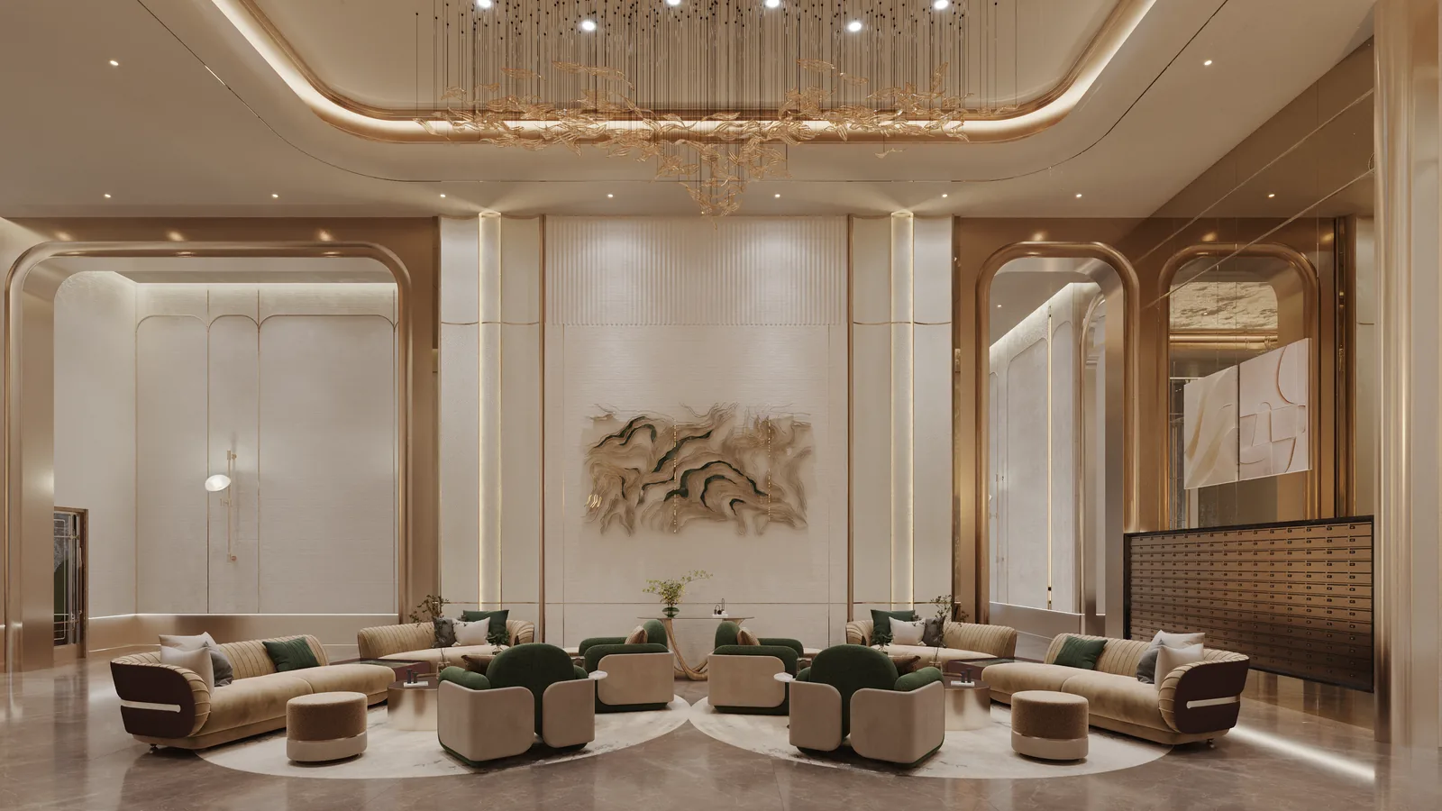 Sảnh đón Block B — Nam Mekong Grand Plaza